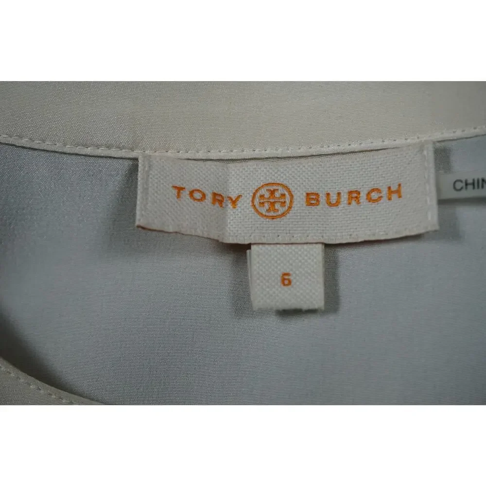 Tory Burch Cream Silk Blouse